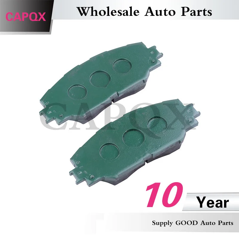 Передняя тормозная колодка CAPQX 04465-02220 04465-0R010 04465-02240 для AURIS WISH YARIS SIENTA COROLLA SCION XD PREMIO