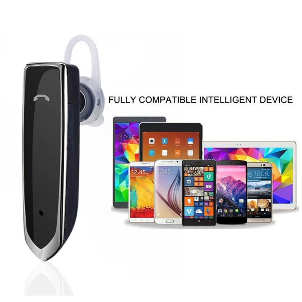 ANRY Bluetooth беспроводные деловые наушники Hands Free с микрофоном для офиса/бизнеса/тренировки/водителя/грузовика