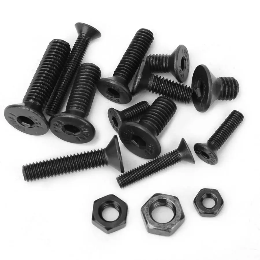 460 шт. винты с шестигранной головкой черные плоские головки из углеродистой стали