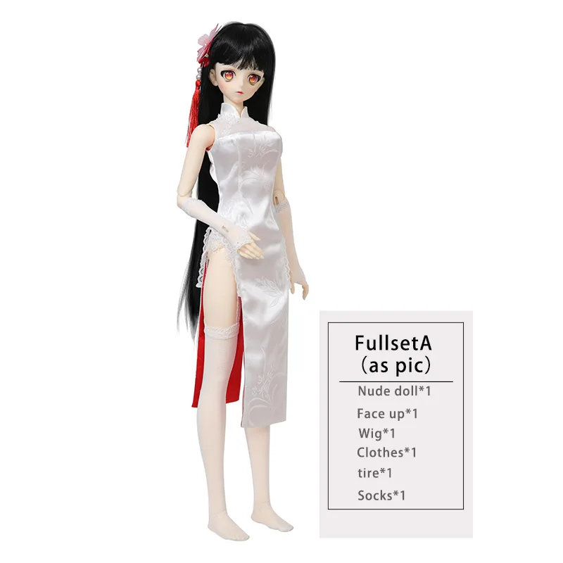 Full set as pic A OUENEIFS BJD куклы Luts Amy 1/4 модель тела мальчика шарнирная кукла вторичный элемент мир - Цвет: Full set as pic A