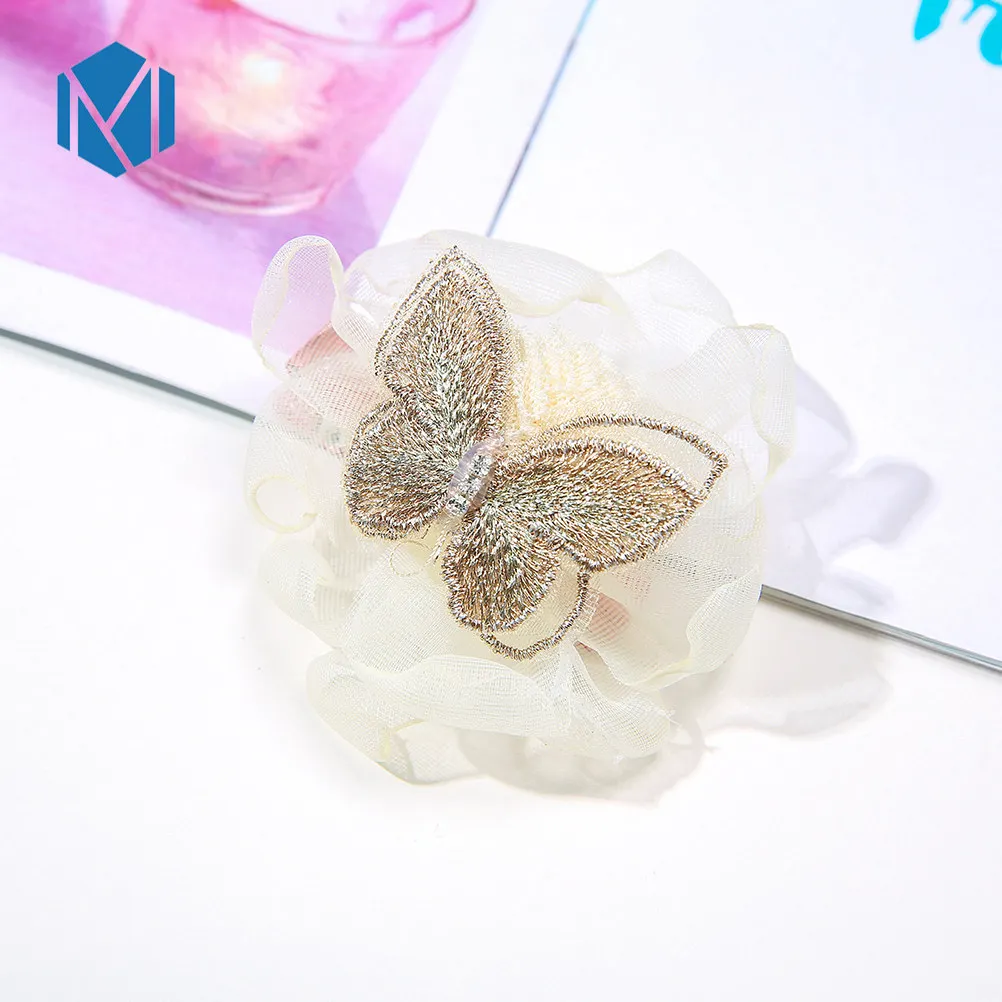 Детские закрытые заколки для волос детей аксессуары безопасные милые пряжа