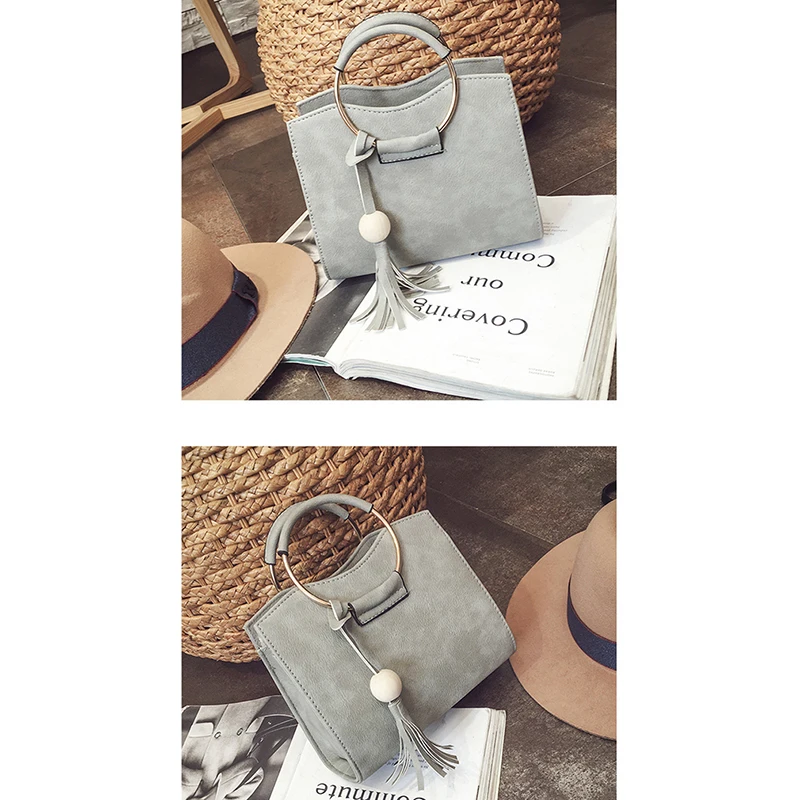 

New Fashion Women Pu Leather Pearl Tassel Shoulder Crossbody Bag Handbag Tote Purse Messenger Hot Casual Tote Handbags