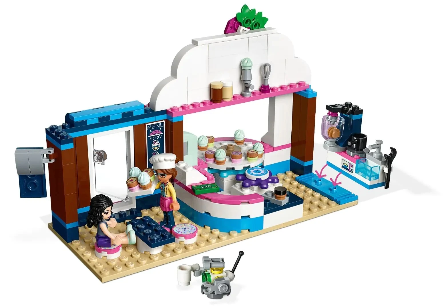 

New Girl Series Brick Olivia's Cupcake Cafe Compatible with 41366 Building Blocks Toys for Children Birthday Christmas Gift