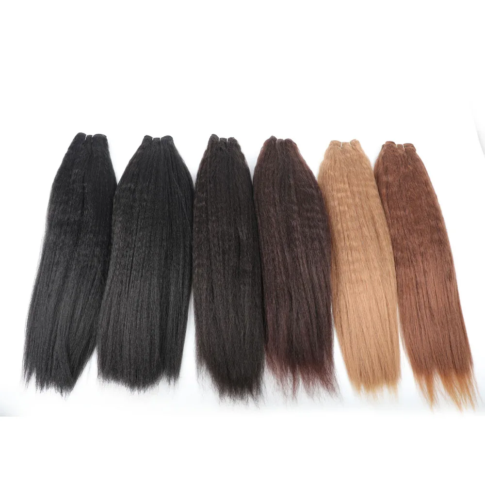 

Kinky Straight Synthetic Weave Bundles Hair Blonde 613 Synthetic Bundles Hair Extensions African Hair Weaving Extension