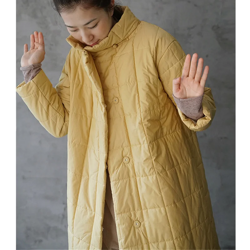 Зимние пальто 2020 повседневные плотные теплые длинные прямые свободные куртки из