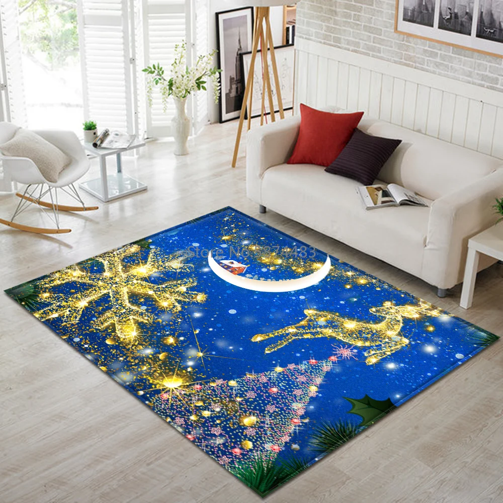 Ковер для гостиной с рождественским принтом Детский ковер украшение детской