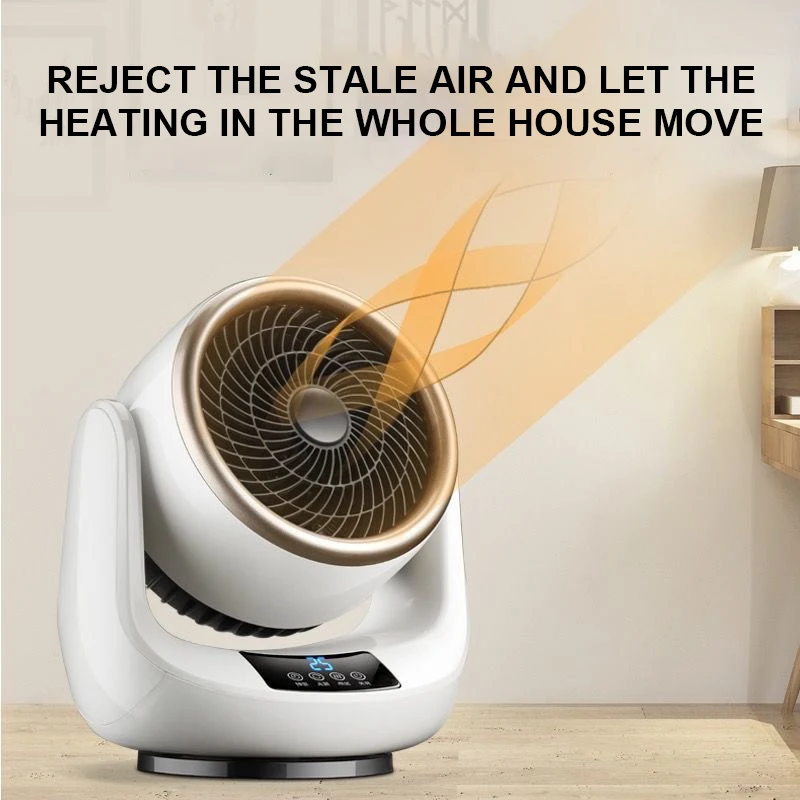 

New Desktop Office Mini Heater Winter Summer Warm Cool Air Circulation Fan Dual Purpose Portable Household Small Appliances