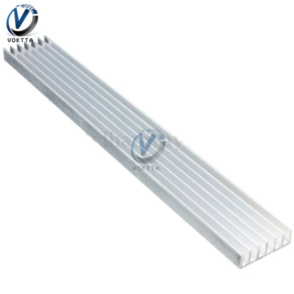 Светодиодный теплоотвод 150x20x6 мм серебристо белый алюминиевый теплоотвод|Детали