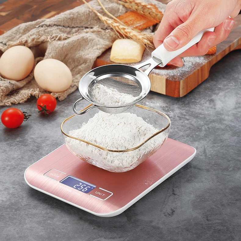 

Digital Kitchen Scale, LCD Display Precise Stainless Steel Food Scale for Cooking Baking weighing Scales Electronic
