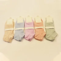 110 pairs of summer thin mesh boat socks ladies short tube candy color socks