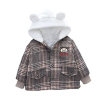 new autumn winter baby girl clothes children fashion thick hooded coat toddler casual costume infant boy clothing kids outerwear