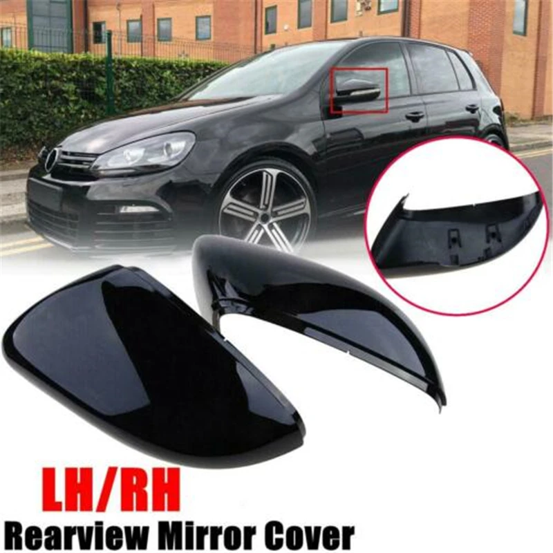 1 пара колпачки на боковые зеркала заднего вида для Volkswagen Golf MK6 2009-2013/Touran 2010-2014 |