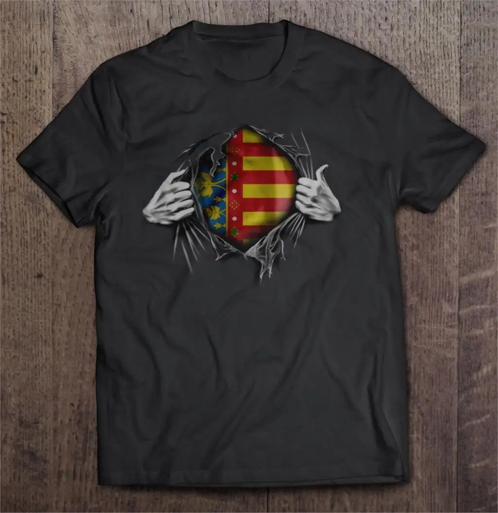 

Shirt Fashion tshirt Men Funny T t-shirt Valencia Flag Women