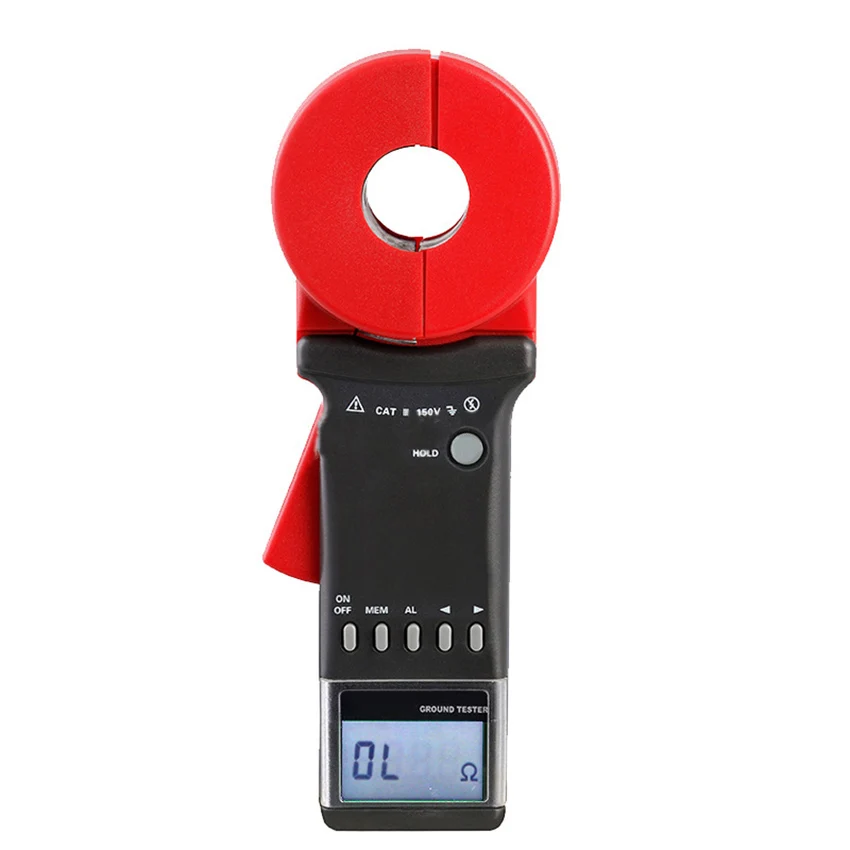 

ETCR2100A+ Digital Clamp On Ground Earth Resistance Tester Meter 32mm High Precision Clamp Earth Resistance Tester 0.01-200Ω