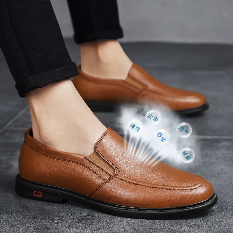 

Zapatos Casuales Leather Casual Shoes Men Leisure Flat Mens Hot Sale Man Shoe Men's Zapatos Hombre Cuero Loafers For