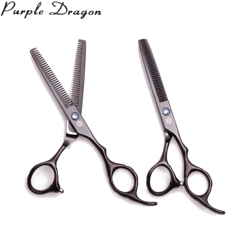 Парикмахерские ножницы 5 дюйма 6 дюймов фиолетовый дракон нержавеющая сталь