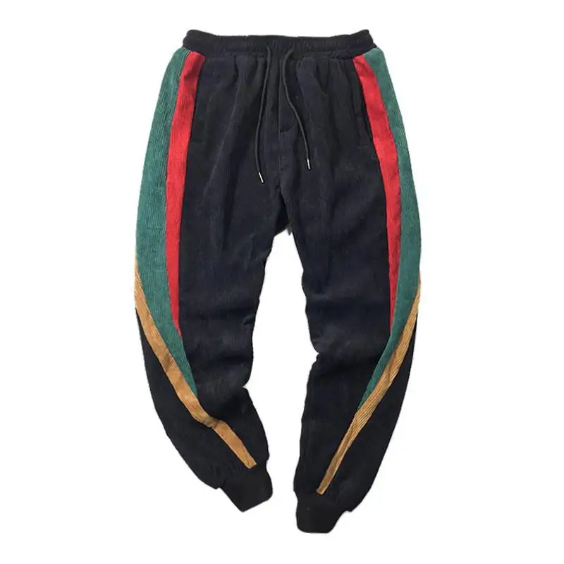 

Winter men's corduroy trousers, Japanese sweatpants and velvet men's slacks, men's trend, heavy leg pants