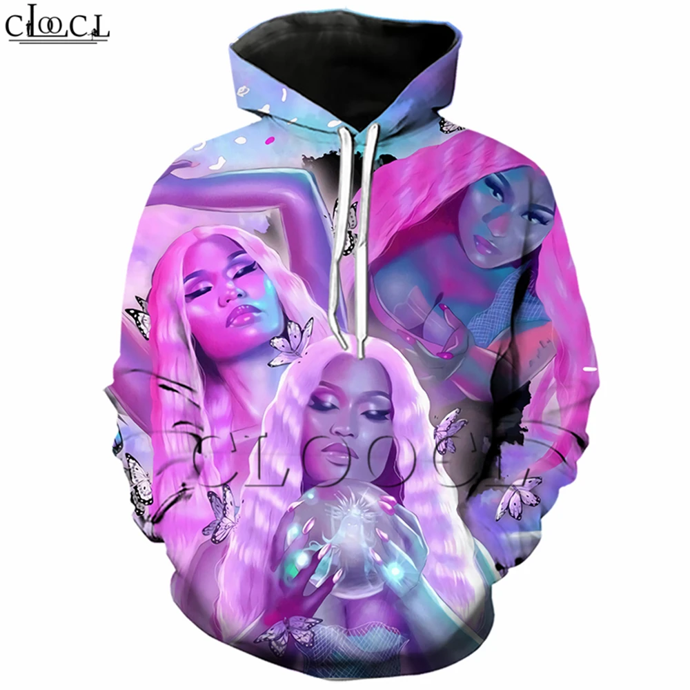 Модная футболка в стиле хип хоп рэпер никель Минаж женская мужская толстовка с 3D