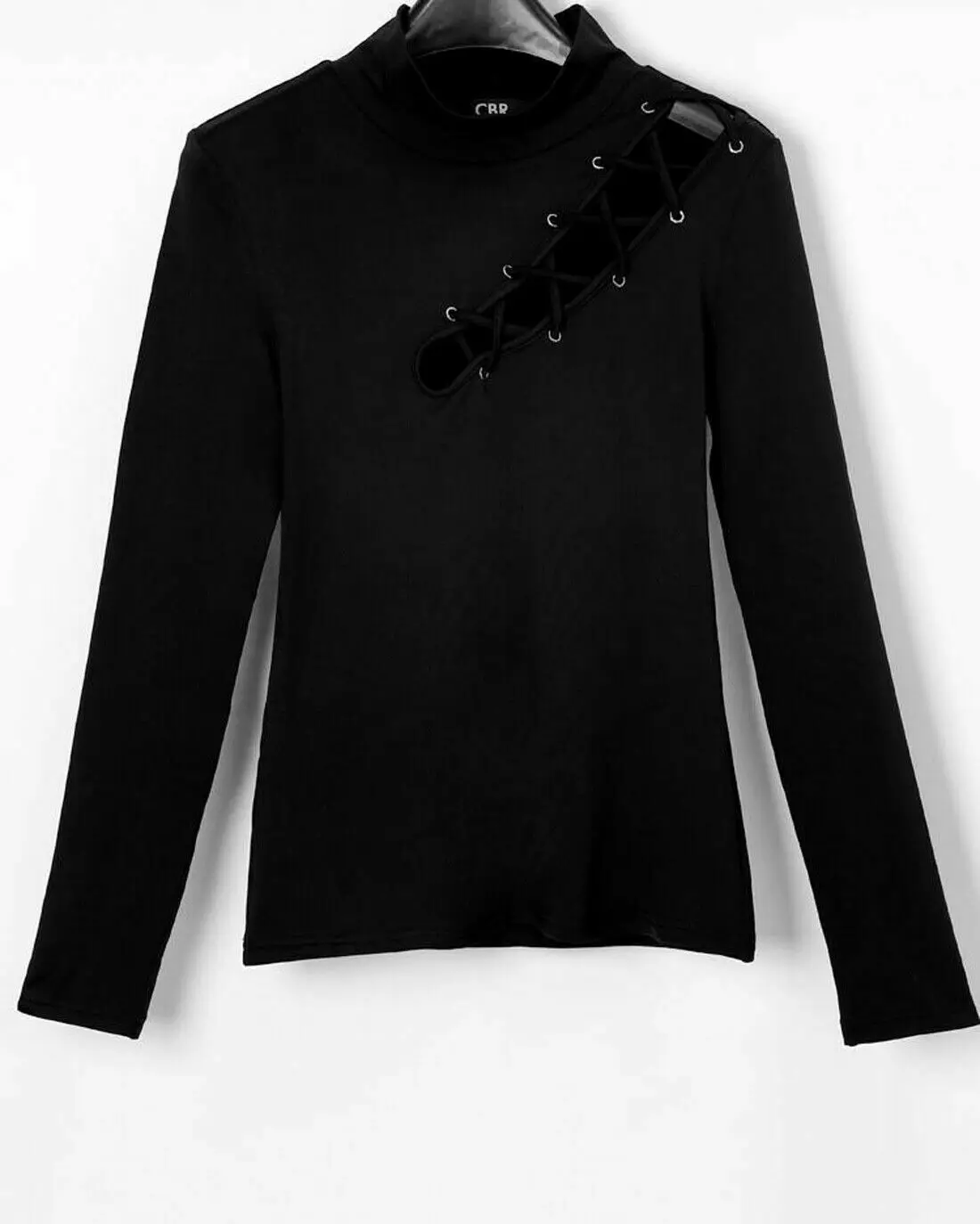 Женский кружевной свитер с бусинами облегающий мини-водолазка длинным рукавом