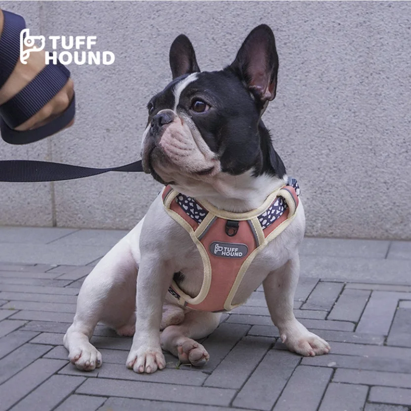 

Поводок для собак Tuff Hound, легко снимающийся ошейник для домашних животных, толстый нескользящий нейлоновый поводок для собак с функцией све...