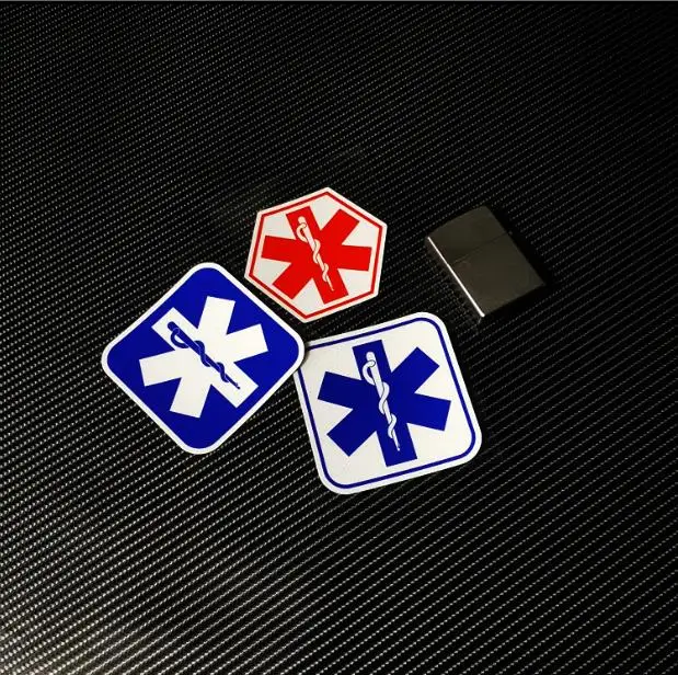 Светоотражающие виниловые наклейки закуски Star of Life для ноутбука автомобиля