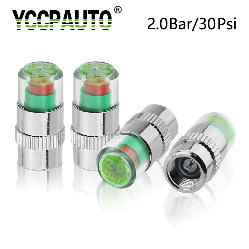 Датчик давления в шинах YCCPAUTO 4 шт. бар 30psi датчик автомобилей и мотоциклов