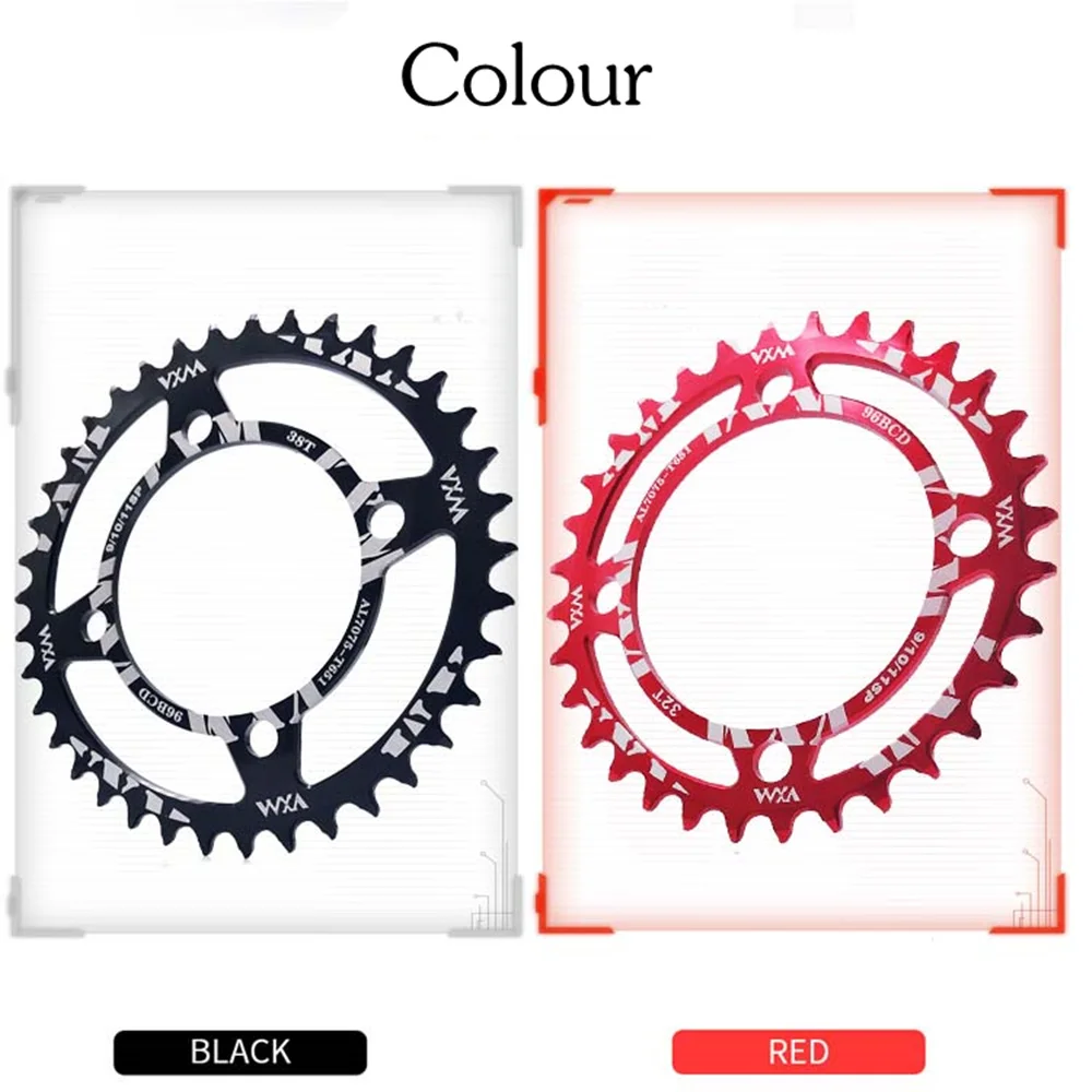 Новая Звездочка VXM с зубчатым профилем 96BCD 32T/34T/36T/38T круглая узкая широкая