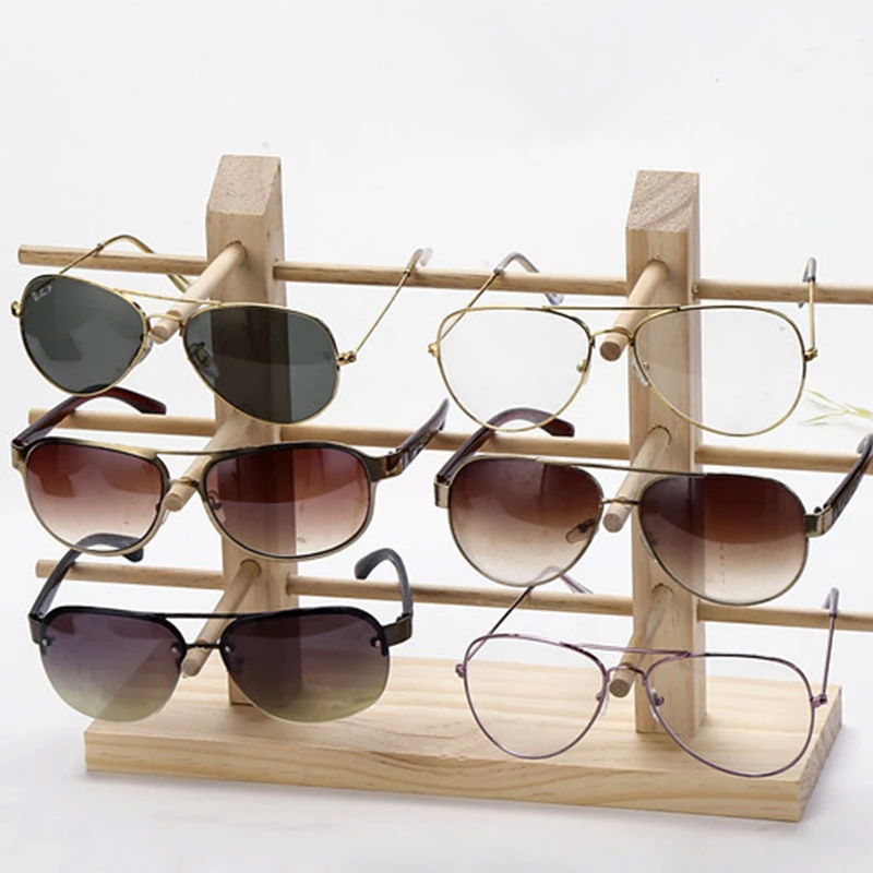 Витрина для очков многослойная деревянная витрина очков|Подставки хранения и