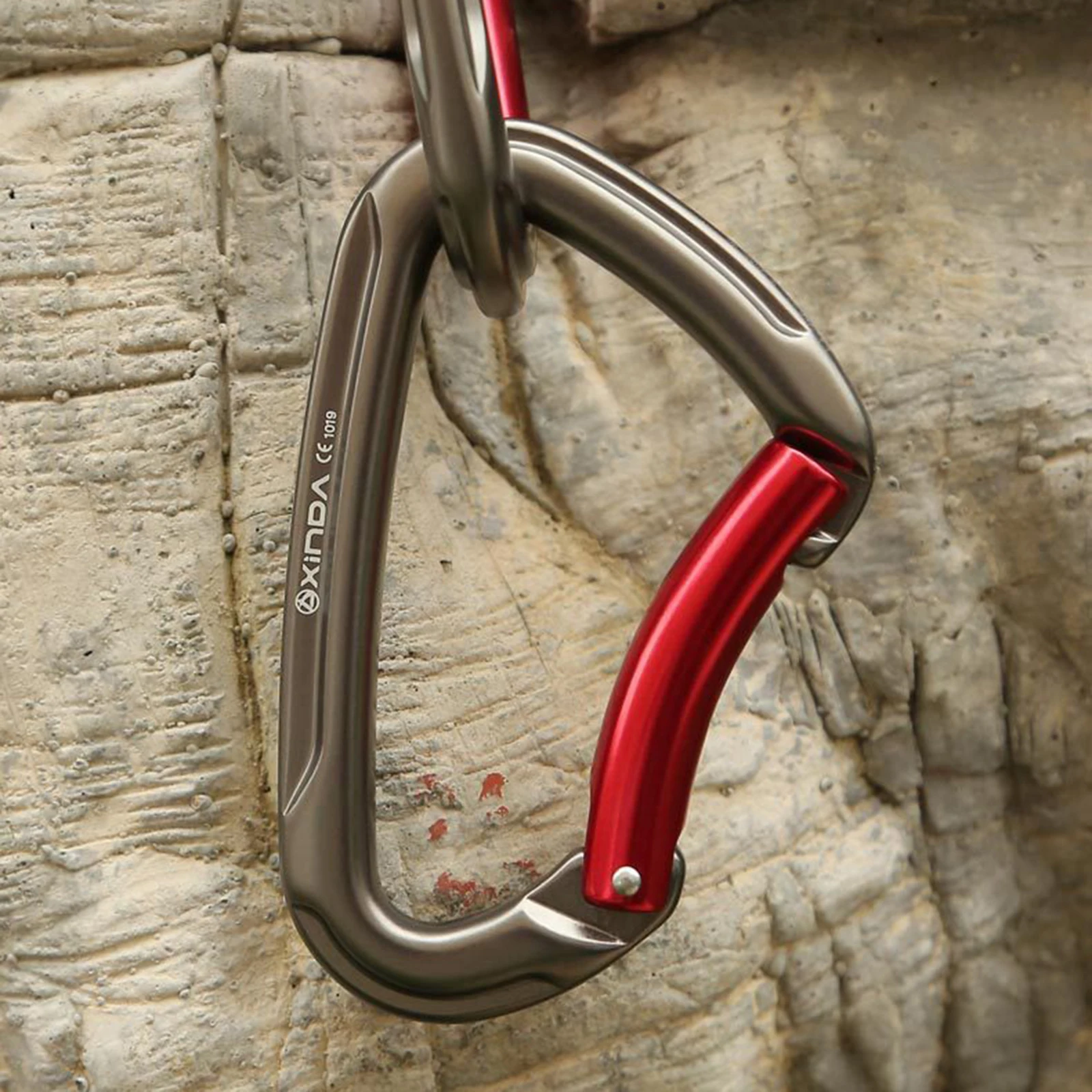 

Aluminum Carabiner D-Ring Auto Locking Key Security Camping Climbing Hiking Keychain Key Chain Clip Hook Accessories