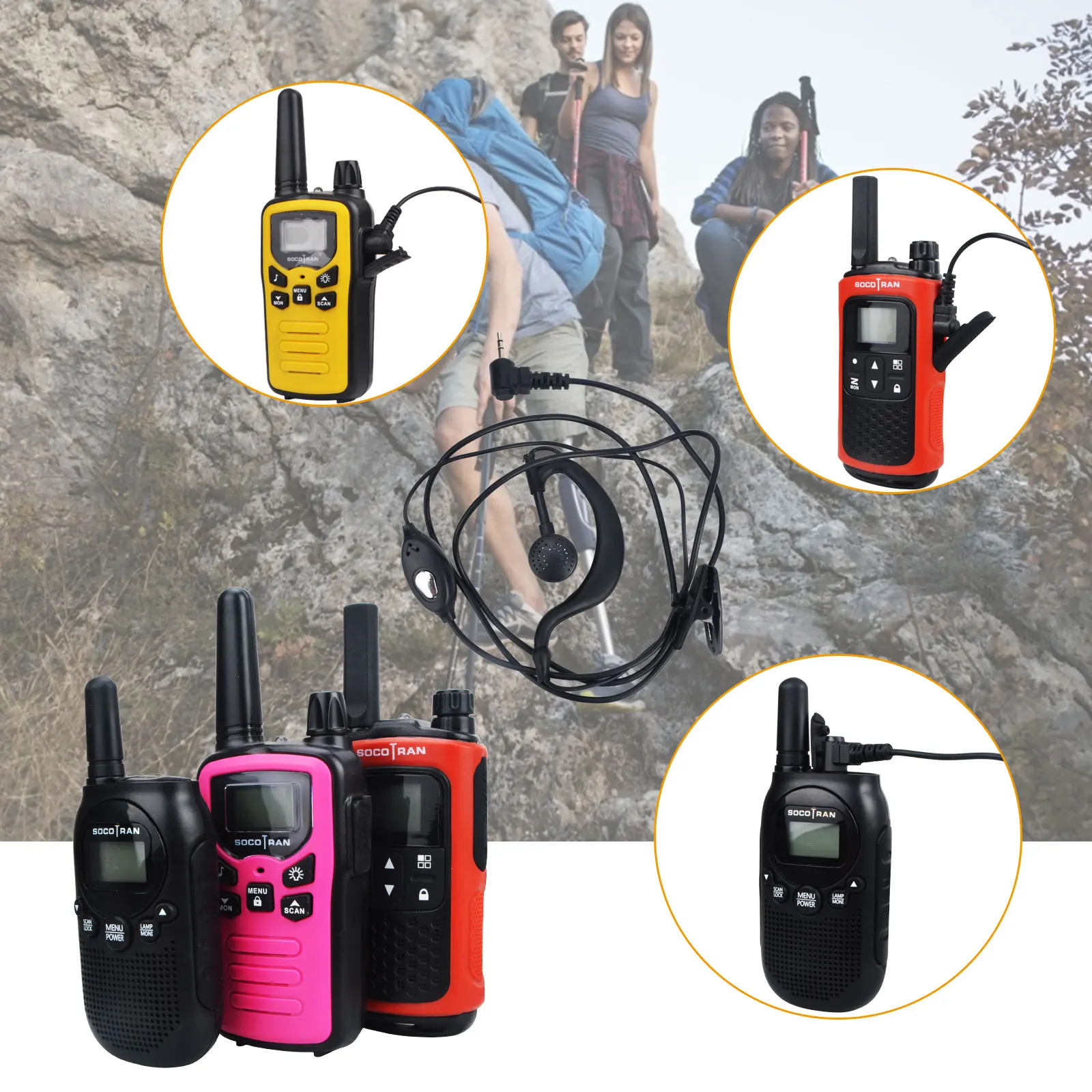 Наушник для раций гарнитура безопасности акустической трубки наушников