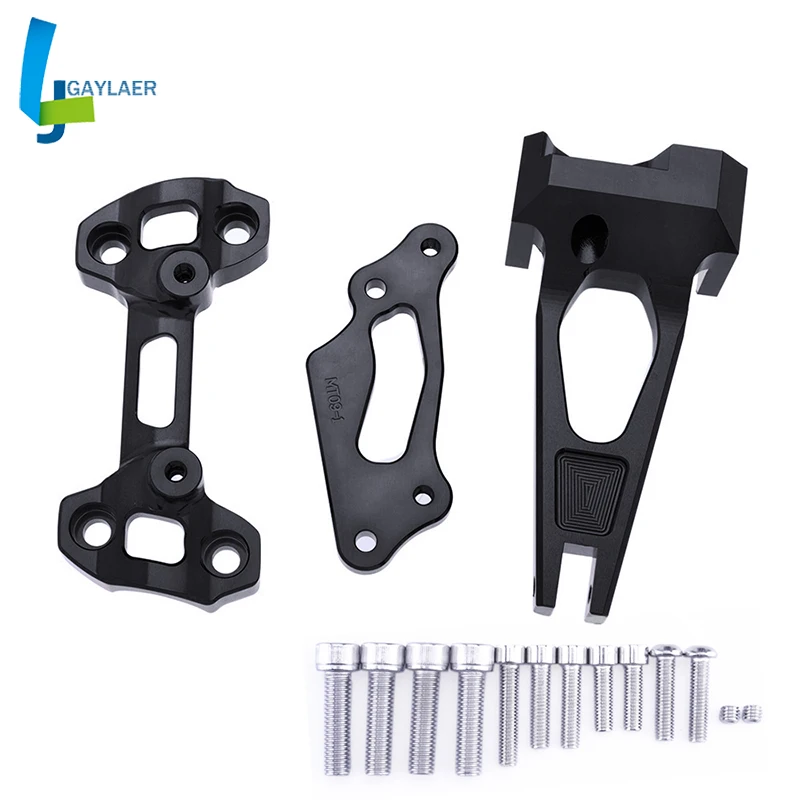 

Регулируемый демпфер руля стабилизирующий кронштейн крепление для Yamaha MT09 FZ09 MT-09 Street Rally XSR 900 ABS