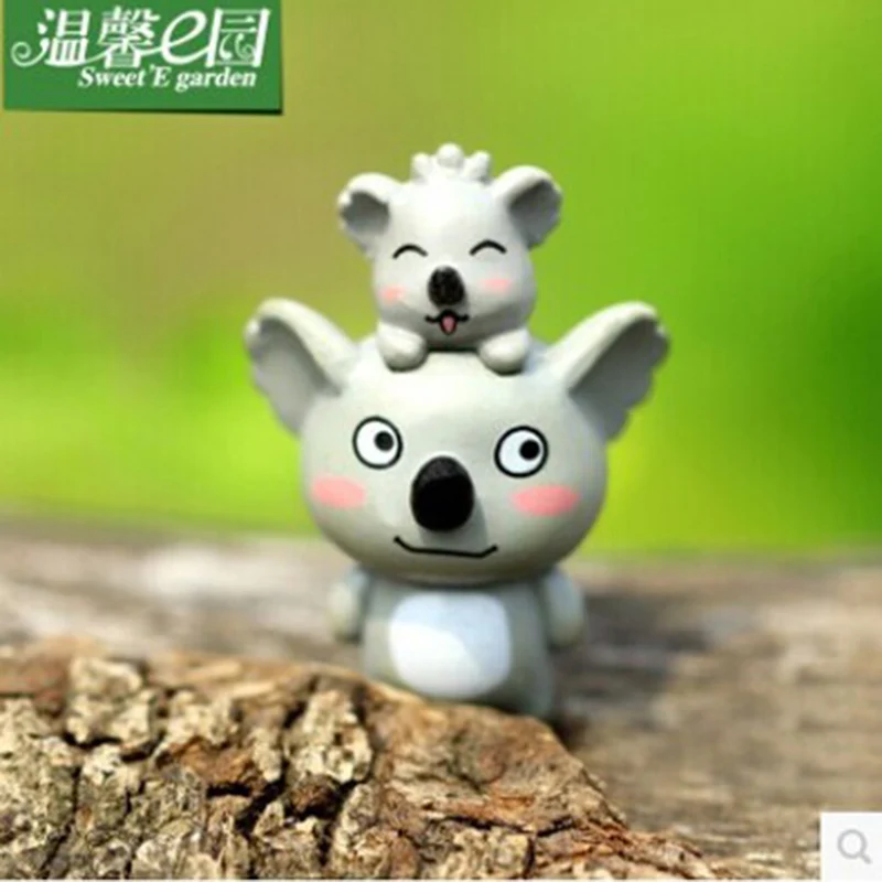 Милая фигурка коалы для мамы и сына маленькая статуэтка мини орнамент