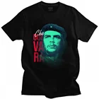 Футболка мужская с принтом Че Гевара, Модная хлопковая рубашка с короткими рукавами, с изображением кубинского социализма и свободы, уличная одежда