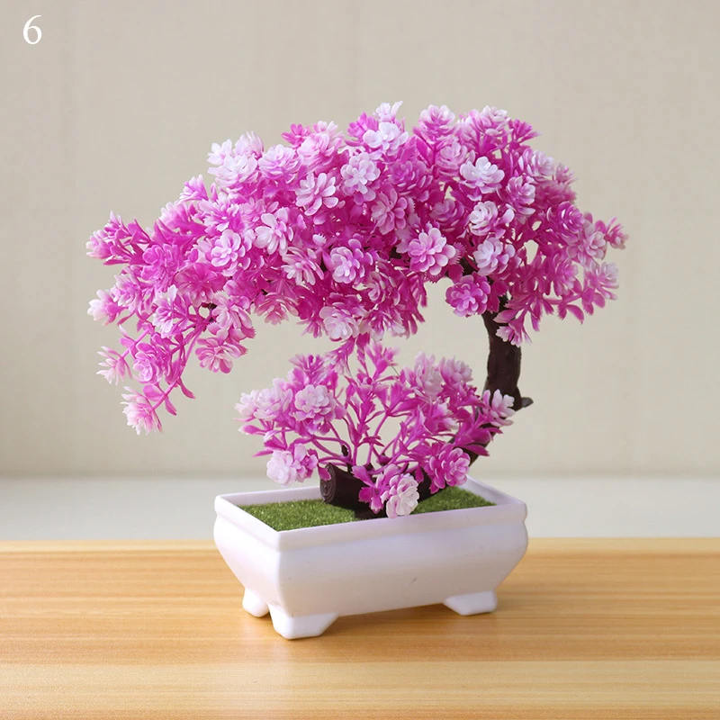 

Household Decorations Artificial Plants Potted Plant Garden Decor Flower Arranging Fake Flowers Potted Bonsai Plastic Flower