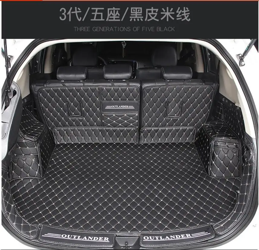 Коврик для багажника автомобиля Mitsubishi Outlander 2013-2018 аксессуары салона коврик ног |