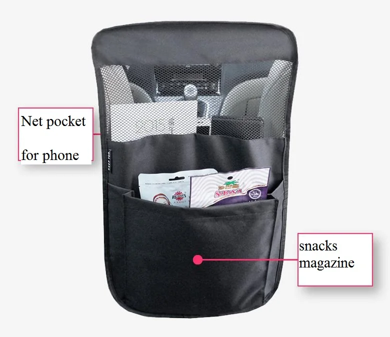 Наполнение двух передних сидений автомобиля сумка-Органайзер для хранения