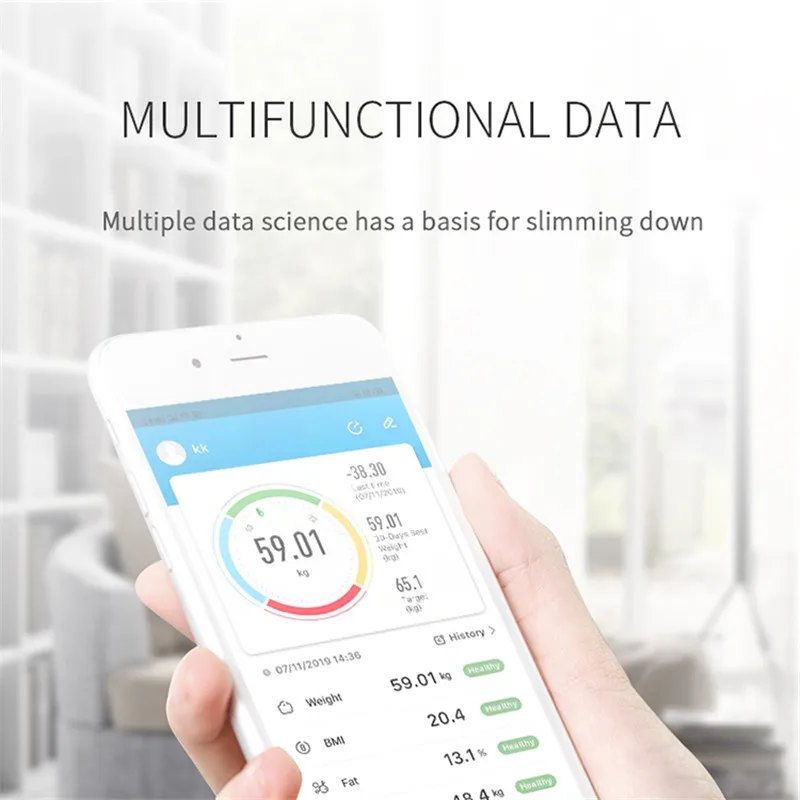 Электронные весы умный прибор для измерения массы тела и индекса с Bluetooth USB