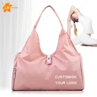 Спортивная сумка для мужчин и женщин, тренировочная сумка с индивидуальным логотипом для йоги, коврика, спортивной сумки, нейлоновая дорожная уличная Сумочка для спортсменов, с возможностью печати фото имени