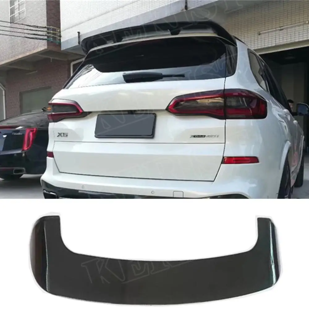 Для BMW X5 G05 F15 2019 задняя крыша багажник топ спойлер крыло глянцевый черный|Спойлеры