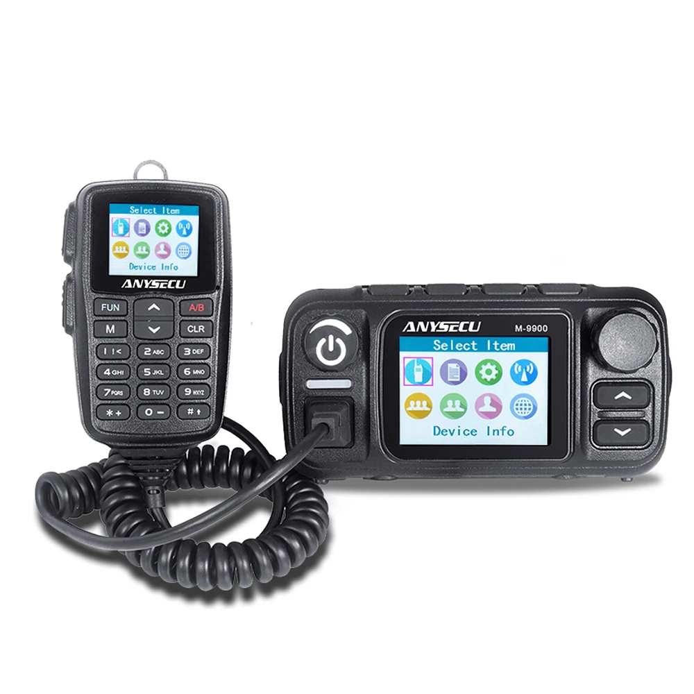 Мобильный радиоприемник Anysecu M 9900 4G LTE POC 136 174 МГц 400 520 25 Вт любительская