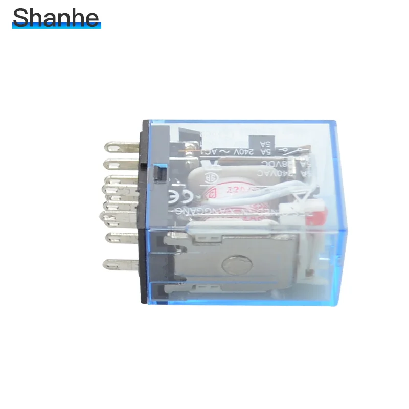 Силовое реле MY4NJ миниатюрное реле 14 контактов HH54P - Габаритные размеры: DC12V Relay only