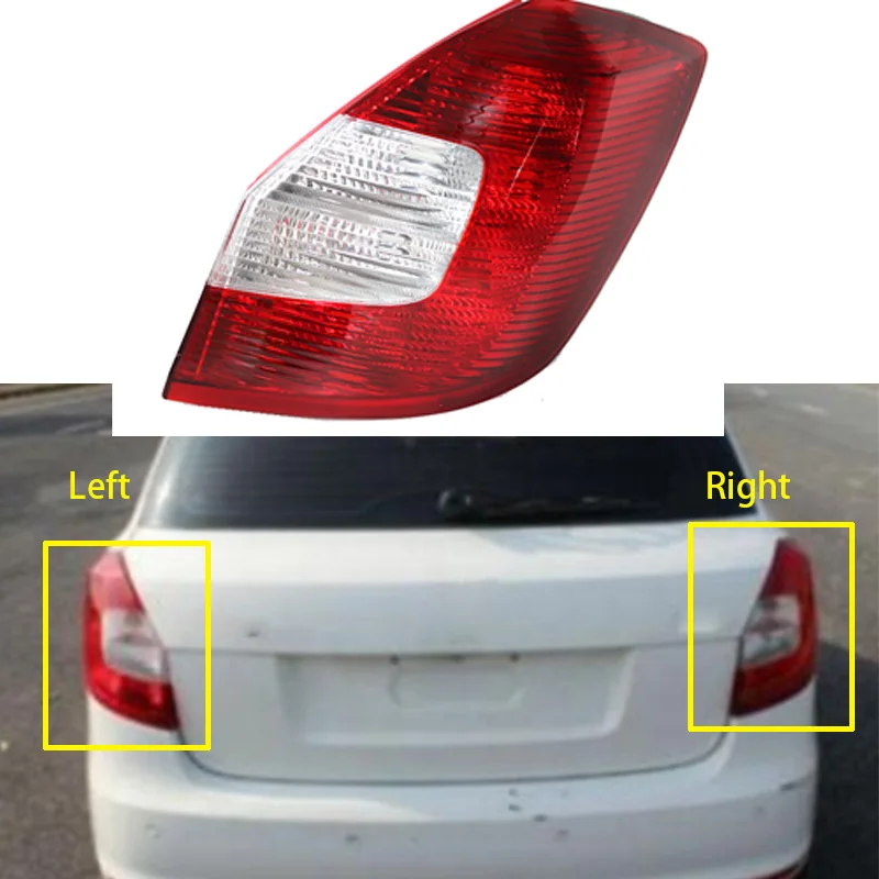 Цельный сзади влево или вправо хвост светильник Корпус в сборе без лампы для Skoda