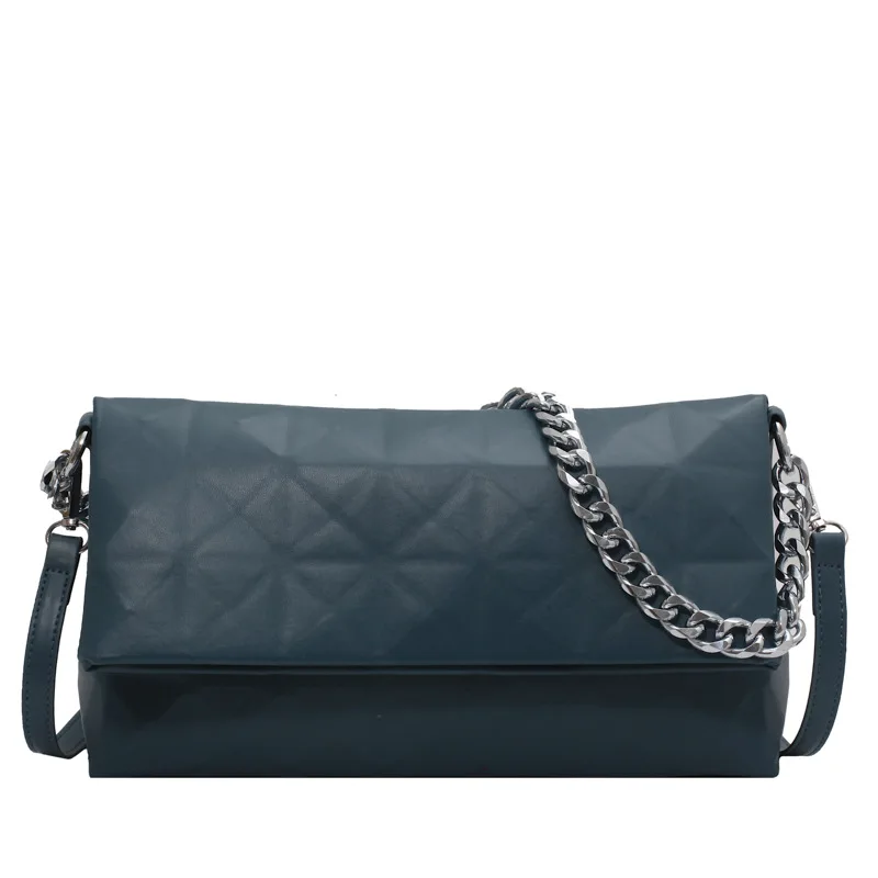 

Brand Designer Ladies Underarm Bag 2021 New Korean Version of Retro Thick Chain Three-dimensional Shoulder Messenger Bag