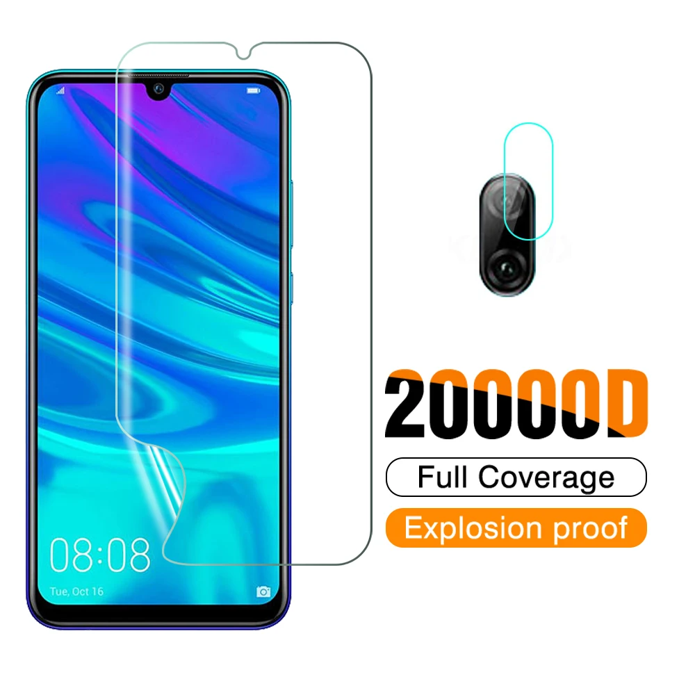

2 in 1 Hydrogel Protector Film For Huawe Mate 40 20 Pro Plus Lite P Smart Z 2021 2020 2019 Screen Full Cover Film Camera Glass