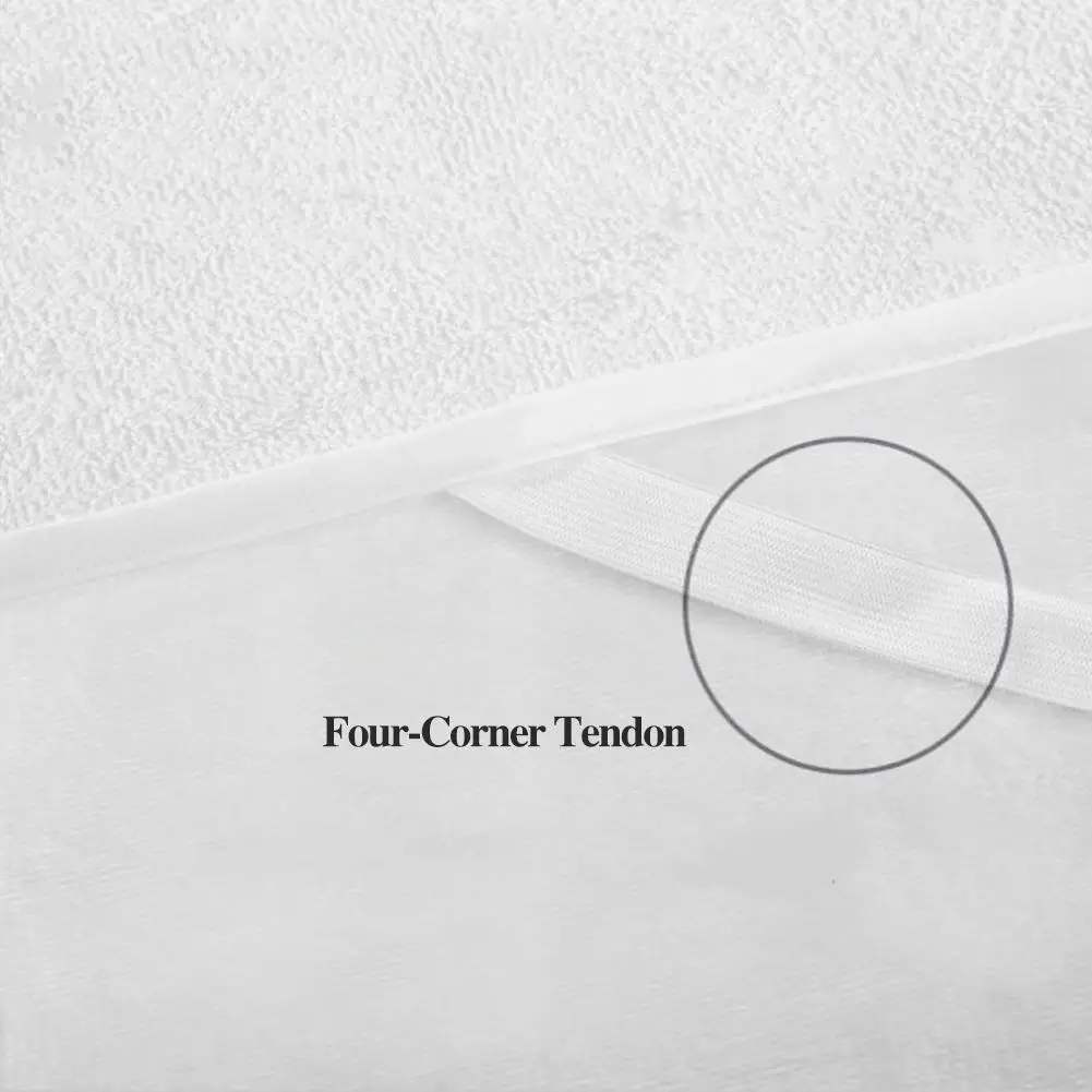 1PCs New Four - Corner Tendon Terry Cloth Waterproof Bed Cover Mattress Protector | Дом и сад