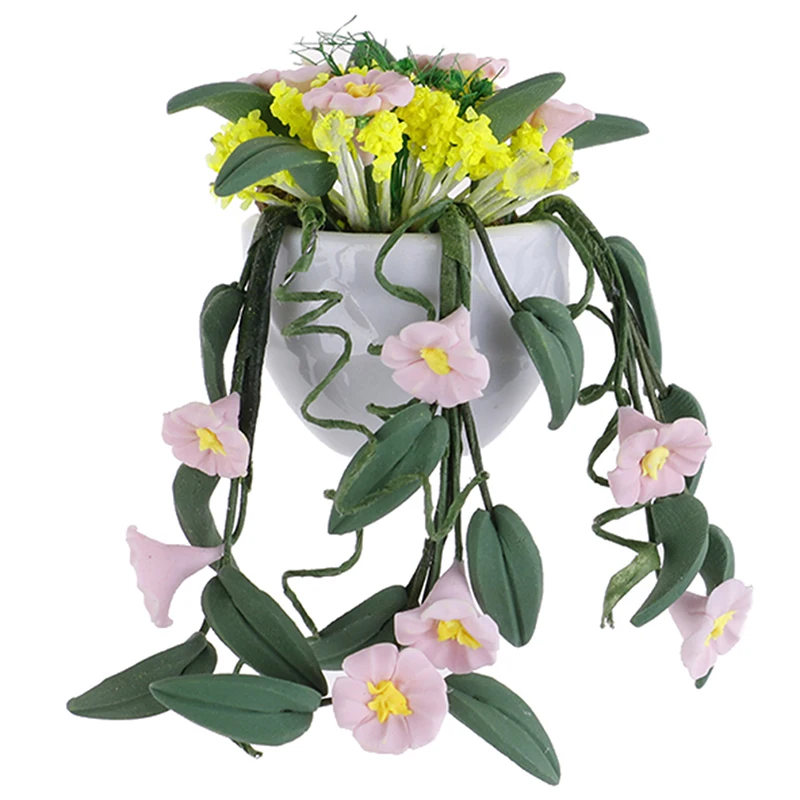 Кукольный миниатюрный домик в масштабе 1:12 украшение для сада мини Горшечное