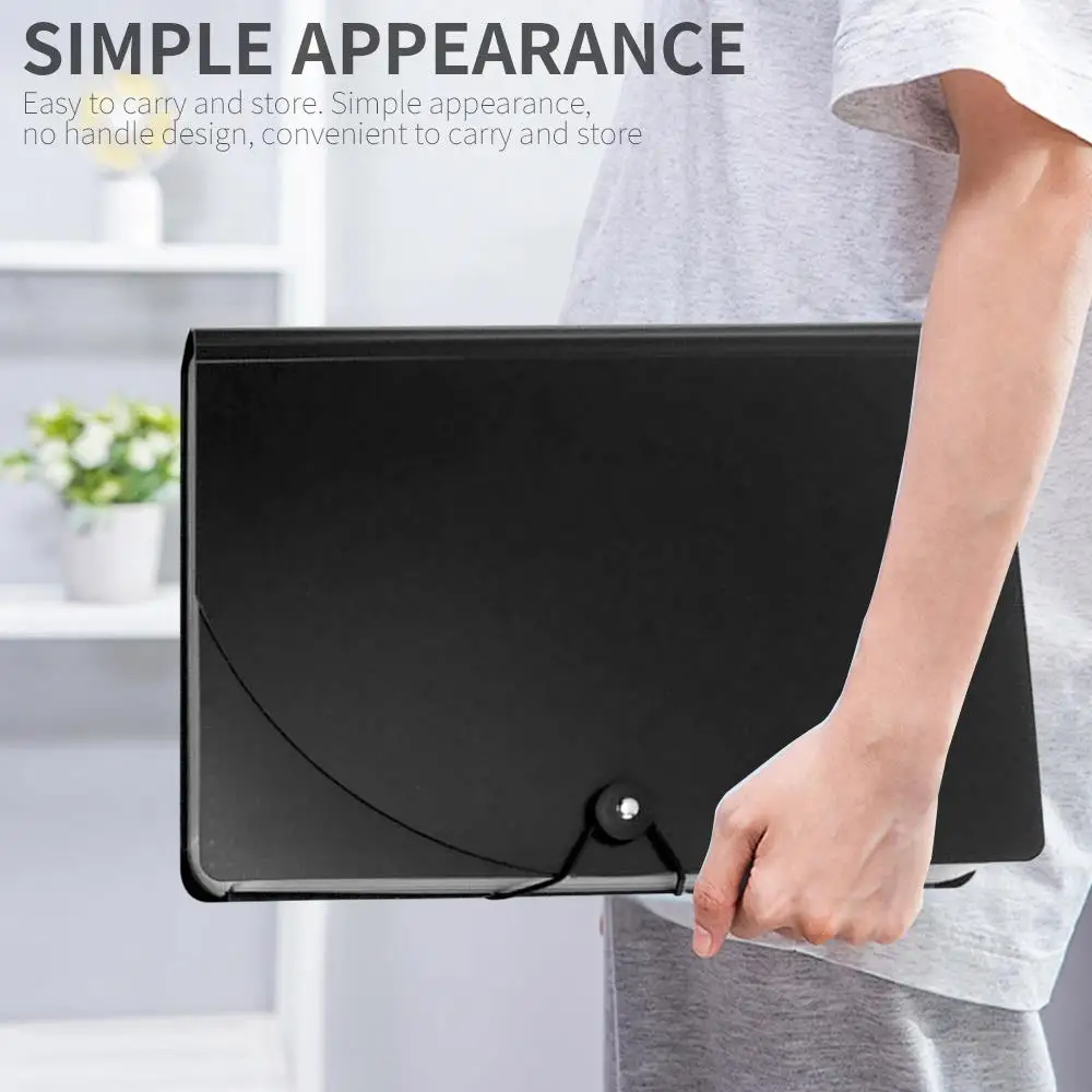 

12 Grids Rainbow Color Box Files A4 Rainbow Document Organiser Expanding File Folder Portable Manager Stationery Business