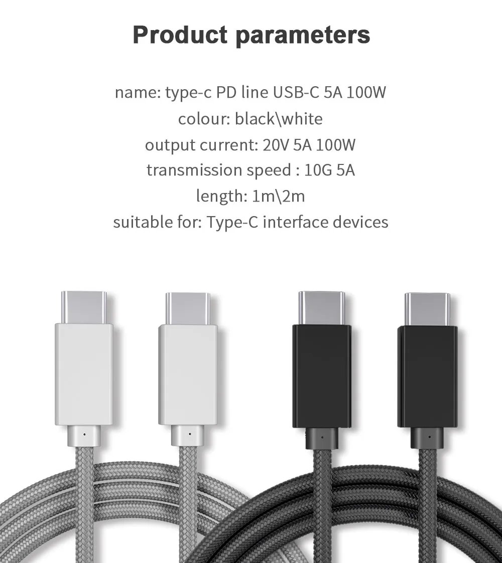 Кабель usb type C 3,1 5A 100 Вт PD Быстрая зарядка для Macbook Pro samsung S9 S8 Note 9 8 huawei mate 20 кабель для быстрой зарядки type c
