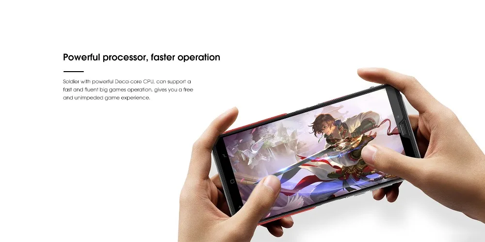 ELEPHONE Soldier смартфон 4 Гб 128 ГБ IP68 Водонепроницаемый 2K экран мобильный телефон Android 8,0 Deca Core 21MP прочный мобильный телефон