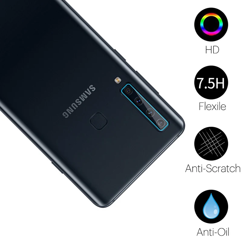 Защитное стекло для экрана и объектива камеры Samsung Galaxy A9 2018 A7 A6 A8 Plus A50S A30S A20S |
